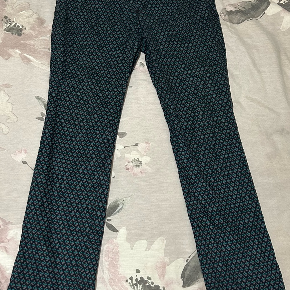 Ann Taylor multi-color bootcut pants